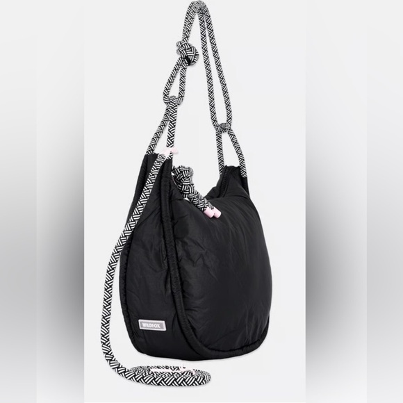 Wildfox Handbags - Wildfox Black Shoulder/crossbody Bag with Patterned Straps